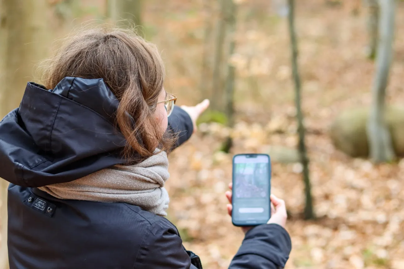 Geocaching - Schnitzeljagd im Wald